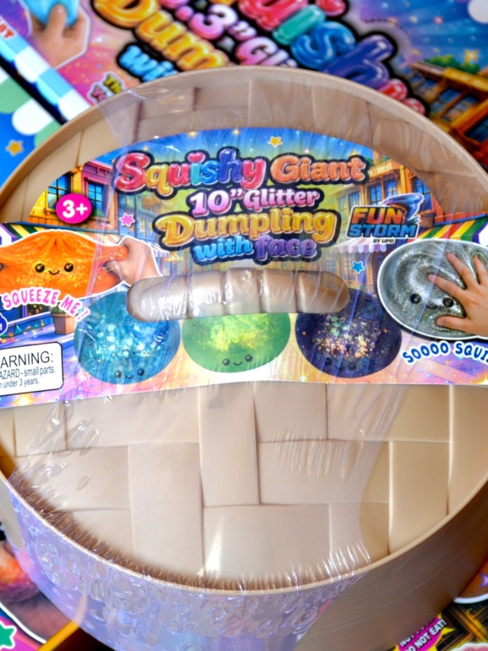 JUMBO SIZE SUPER GIANT 10" Glitter Dumpling in Super Jumbo Steamer (1pc by order